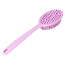 Silicone Body Scrubber For Enhanced Shower Experience, Long-Handled Bath Brush Promotes Healthy Skin Through Deep Cleansing And Massage