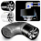 （Black-200mm）Powerful Quiet Exhaust Fan with Super Suction, Bathroom Ventilation Solution 3