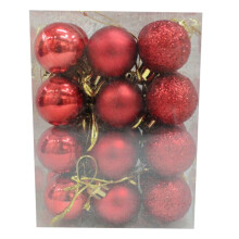 Globuri decorative de Crăciun pentru decorul casei, mini bile suspendate din plastic organic durabil, cu performanță incasabilă, potrivite pentru
