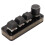 Simple To Use Macro Mechanical Keyboard With Knob Function Programmable Keypad Usb Or Bt Connection Acrylic Material Mini Portable Keyboard For 5