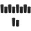 5Sets Black Silicone Handle Cover for Cordless Wireless Microphone Use 4