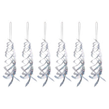 Reflective Bird Deterrent Device, Wind Motion Light Reflection, Mylar Spinner for Bird Repellent Spiral Reflectors (6PCS)