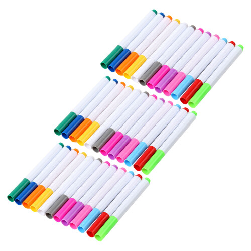 108Pcs Fluorescent Neon Whiteboard Markers Quick-Dry Colored Pens 1