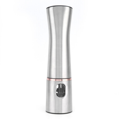 LED Lighted Spice Grinder For Kitchen Use, Elegant And Modern Design With Transparent Container And Large Capacity