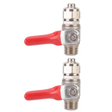 Mini robinet cu bilă cu închidere, cu o presiune nominală de 600 PSI WOG, fitinguri de instalații sanitare rezistente la coroziune, structură