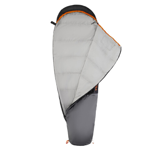 Sleeping Bag, Ultra Light, Gray-Orange, Compact 2