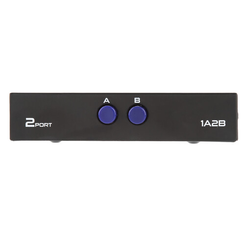 LED Light Indicator USB Switch Selector Stable Connection Device Sharing Manual Printer Scanner Sharing Fast Data Transfer Plug And Play 1