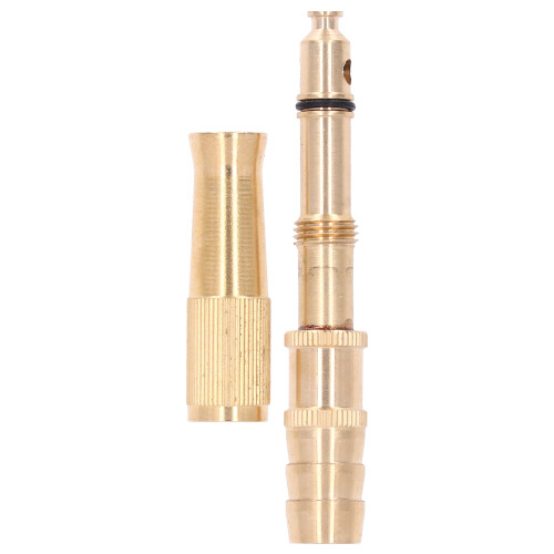 Waterproof Brass Spray Nozzle High Pressure Performance Adjustable Spray Modes Leak Free Connection Durable Rustproof Design Universal Hose 2