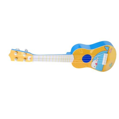 Κιθάρα εκμάθησης Ukulele για νήπια, πολύχρωμο παιδικό μουσικό όργανο με 4 χορδές, 1