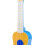 Κιθάρα εκμάθησης Ukulele για νήπια, πολύχρωμο παιδικό μουσικό όργανο με 4 χορδές, 7