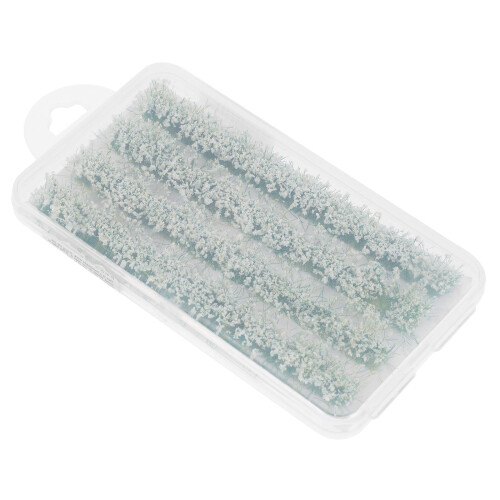 Mini Plant Touffe Blanche Simulation Décor Tabletop Jeu