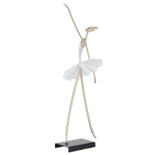 Elegant Iron Ballerina Statue