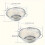 (28cm) Stainless Steel Double Handle Fruit Basket Kitchen Colander Strainer Modern Apple Bowl Large Capacity Fruit Serving Bowl 4