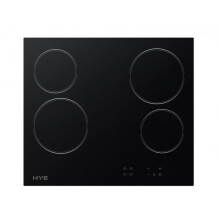 HYE 60cm 4 Zone Electric Ceramic Hob - Black