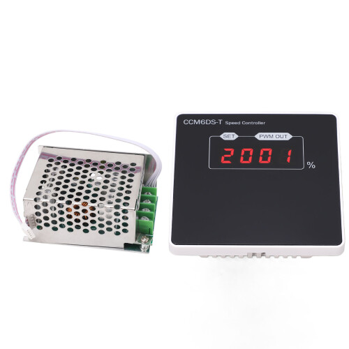 High Precision PWM Motor Controller with LED Display, Adjustable Speed Settings and User Friendly Design for Brushed Motor Applications 1