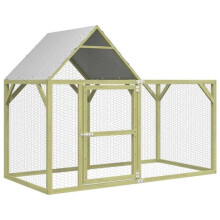 Poulailler enclos cage poules 200 x 100 x 150 cm bois de pin massif imprégné