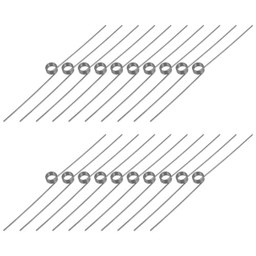100Pcs Heavy Duty Stainless Steel Spring for Garbage Can Lid Control 2