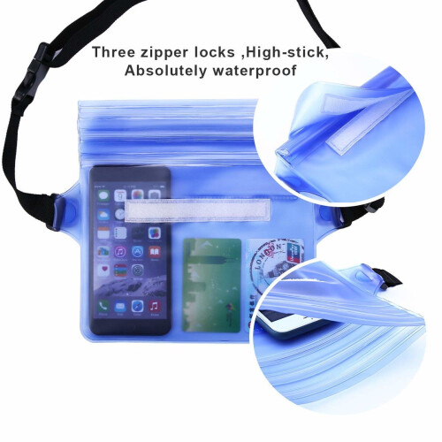 Wasserdichte Hüfttasche / Handytasche Blau 2