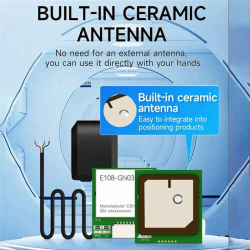 GNSS Module MultiMode Satellite Position Navigation BDS GPS GLONASS E108-GN03 Series Low Power Consumption Small B 1