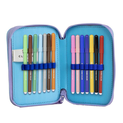 Stitch Doppel-Federmäppchen für Schule, Büro oder Reisen 2