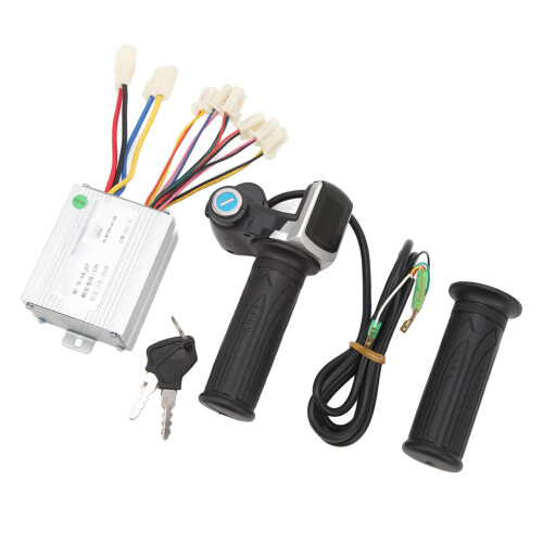 Power Display Brushed Speed Controller With Battery Display Circuit Protection Adjustable Speed Control Motor Controller For Electric Mini Bike 2