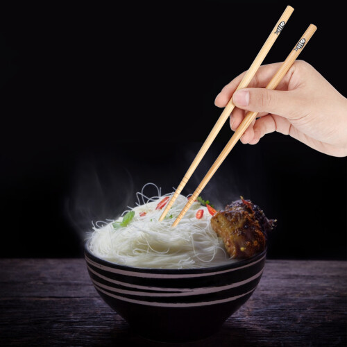 Σετ Chopsticks Ιαπωνικού Στυλ, Επαναχρησιμοποιήσιμα Chopsticks Μπαμπού με Αντιολισθητικό 2