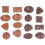 64Pcs Bright Colored Desktop Chocolate Models for Kids Educational Use 2