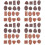 64Pcs Bright Colored Desktop Chocolate Models for Kids Educational Use 6
