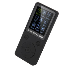Portable MP4 Music Player 32GB Support TF Card & Headphones Black
