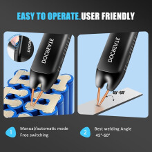 Docreate Spot ,Handheld Spot LCD, Auto and Manual Mode Portable,Welding Plated Nickel Sheets Iron