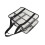 Large PVC Clear Bag - Adjustable Strap - Black 1