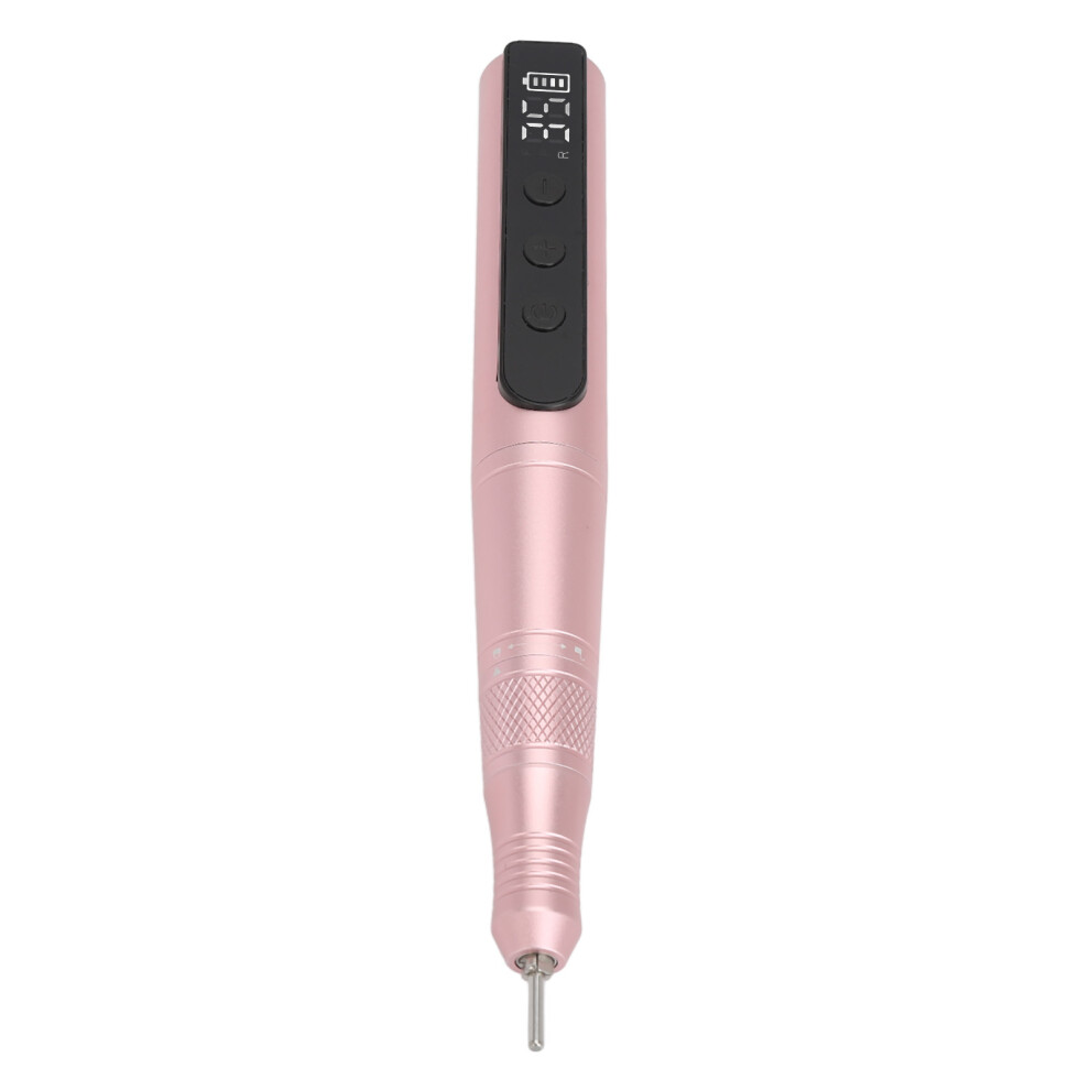 Pink Nail Polisher 35000Rpm 1100Mah Portable