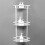 Tiered Bathroom Organizer, Elegant Rustproof Corner Shower Caddy With Smooth Edges, Space-Saving3Layers For Optimal Storage, Anti-Rust Sturdy And 3