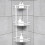 Tiered Bathroom Organizer, Elegant Rustproof Corner Shower Caddy With Smooth Edges, Space-Saving3Layers For Optimal Storage, Anti-Rust Sturdy And 4