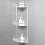 Tiered Bathroom Organizer, Elegant Rustproof Corner Shower Caddy With Smooth Edges, Space-Saving3Layers For Optimal Storage, Anti-Rust Sturdy And 5