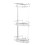 Tiered Bathroom Organizer, Elegant Rustproof Corner Shower Caddy With Smooth Edges, Space-Saving3Layers For Optimal Storage, Anti-Rust Sturdy And 6