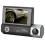 Câmera veicular DVR frontal e traseira de 3 polegadas com resolução HD 1080p, visão noturna, ângulo amplo de 170 graus, sensor G, gravação em 2