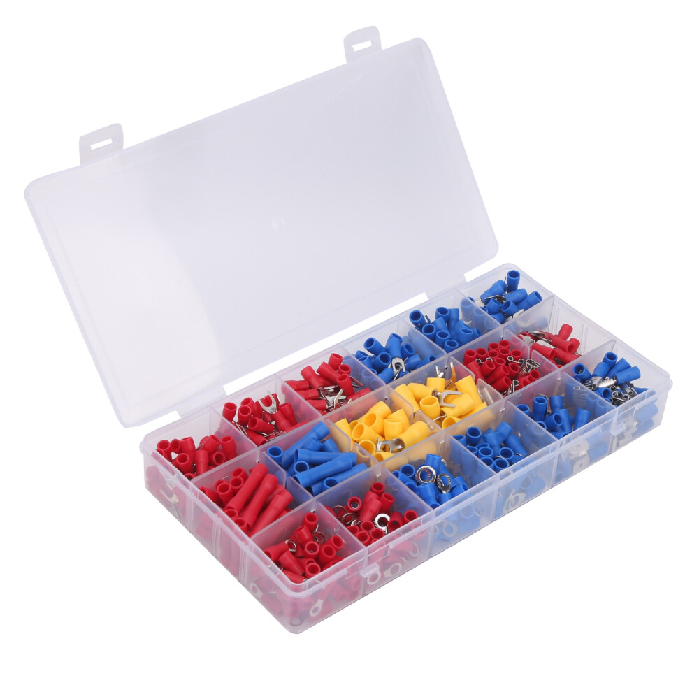 Wire Connector Kit 520Pcs Cold Pressed Terminals Electrical Industrial Set 8431391609367