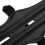 Adjustable Archery Arm Guard 22x9cm Black, 3-Strap 9