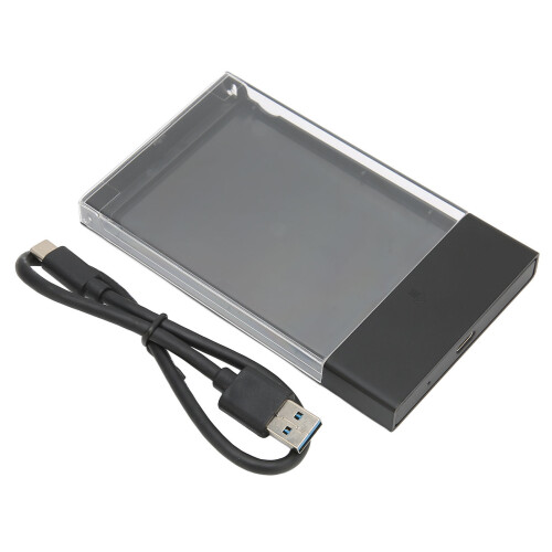 Box esterno per hard disk senza attrezzi, plug and play, hot swap, da SATA da 2,5" a USB C3.1, con supporto del protocollo UASP, ottimizzato per SSD. 2