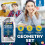 SOL SOL 8-Piece Geometry Sets for Secondary School for Mathematics, Complete Maths Kit with Ruler, Pencil, Eraser, Protractor and Compass Set 3