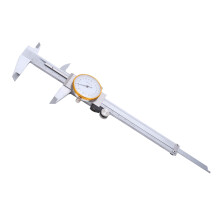 Stahl-Schlagfester Messschieber 0-150 mm Silber mit Tiefenmaß
