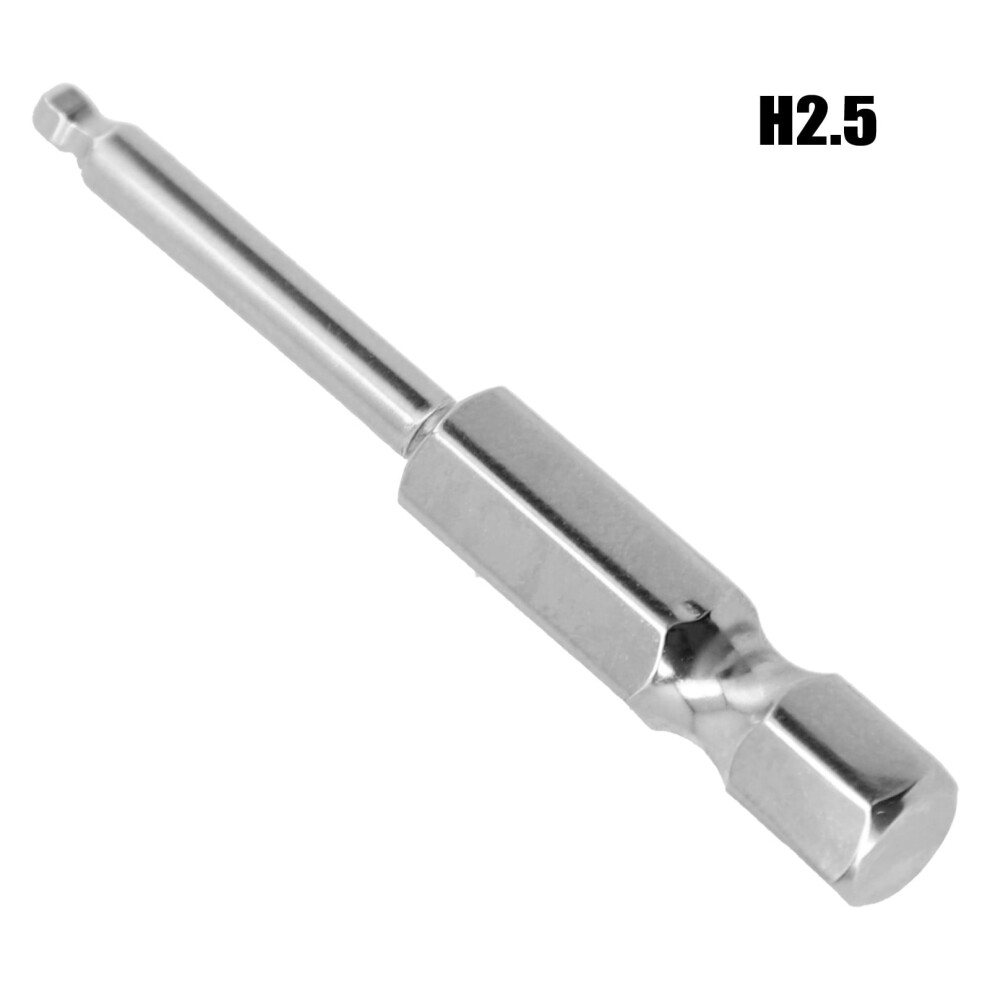 Hex Screwdriver Bit Magnetic Ball End 50Mm H1.5-H6.0 919886096864