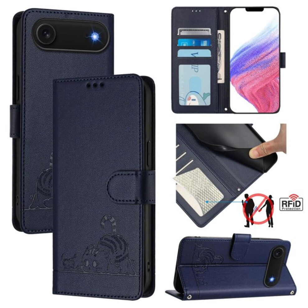 Rfid-Blocking Pu Leather Flip Wallet Case For Iphone Air 968604537806