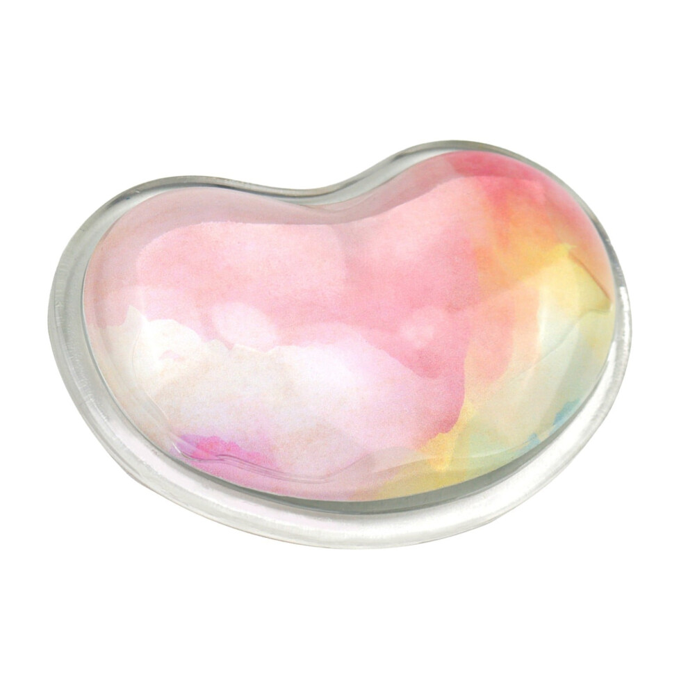 Lizheee Silicone Gel Wrist Rest, Heart Shaped Translucence, For Laptop 9482828634178