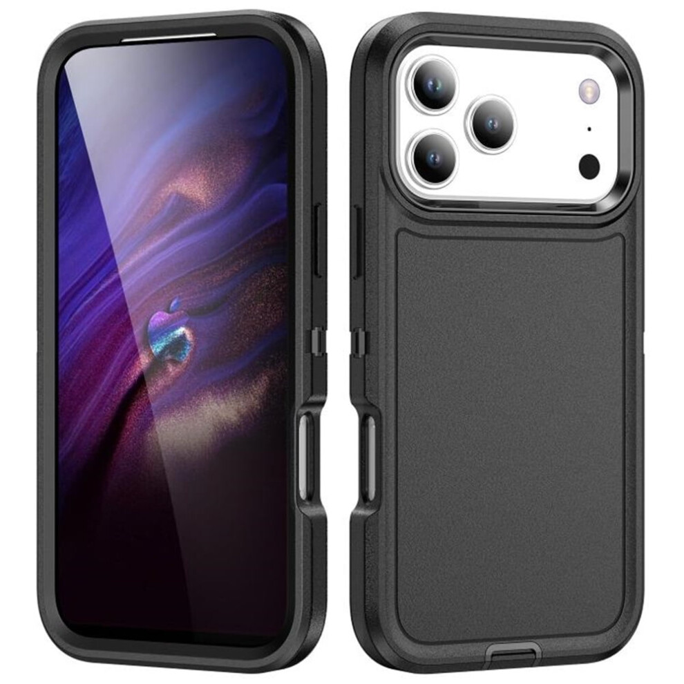 Iphone 17 Pro 6.3" Case Â Hybrid Heavy-Duty Shockproof Slim Cover, Compatible With Iphone 17 Pro Black 9482828635427