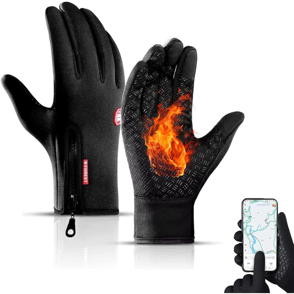 Blushhub Winter Gloves Touchscreen Windproof Thermal 301029222115