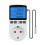 2X Optical Digital Temperature Controller, Heating Cooling Thermostat Socket with Sensor for Reptile Incubator EU Plug 2