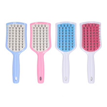 Vented Cushion Hair Brush With Hollow Structure For Fast Drying And Smooth Detangling Lightweight Curved Design Suitable For Home Salon Travel