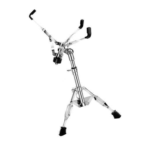 Durable Snare Drum Stand With Thickened Tube And Universal Design Featuring Folderable Frame Rubberized Arm Ends And Adjustable Tensioner For Secure 2